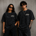 CHAOS | Unisex Acid Washed Oversized Tee