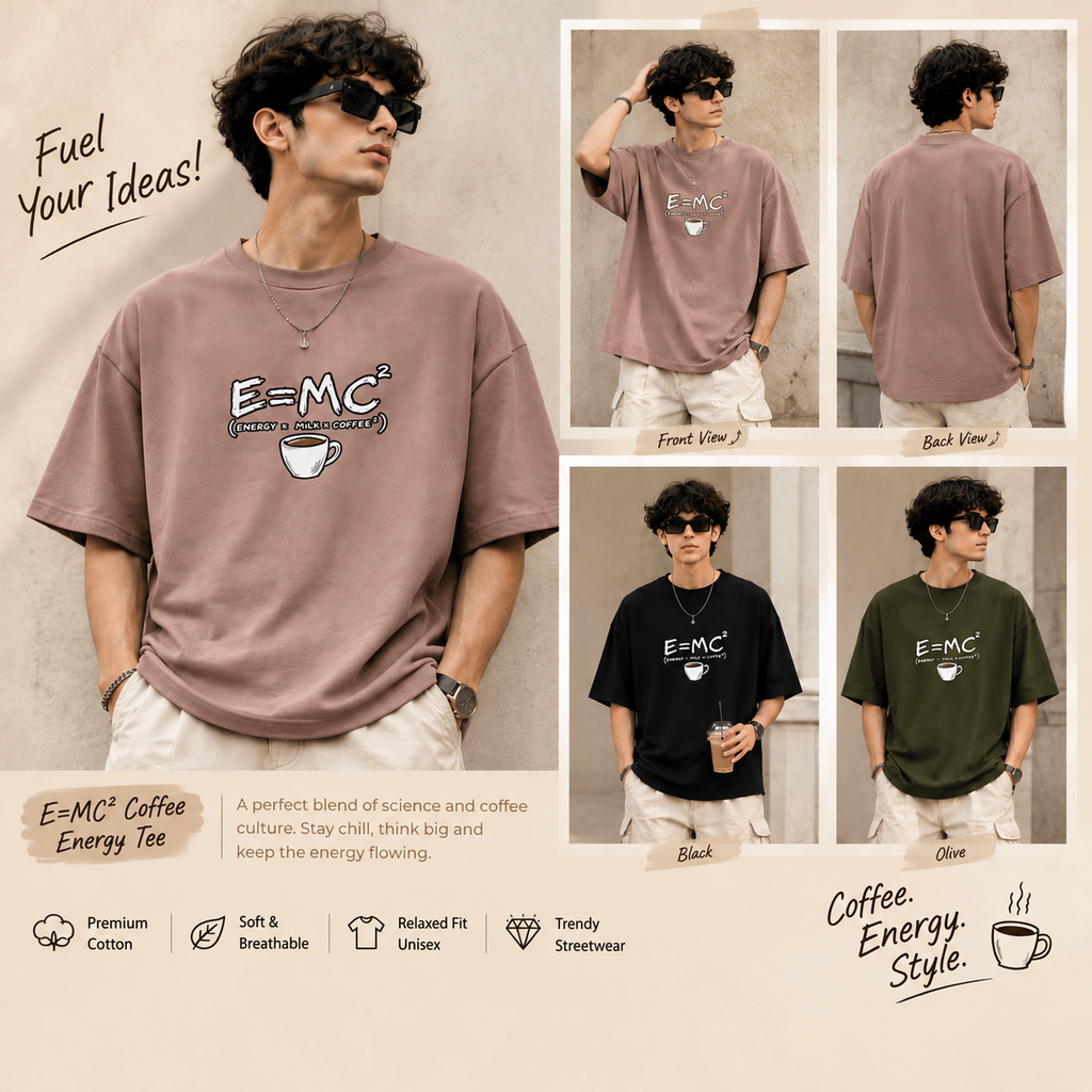E=MC² | Unisex Classic Crew T-Shirt