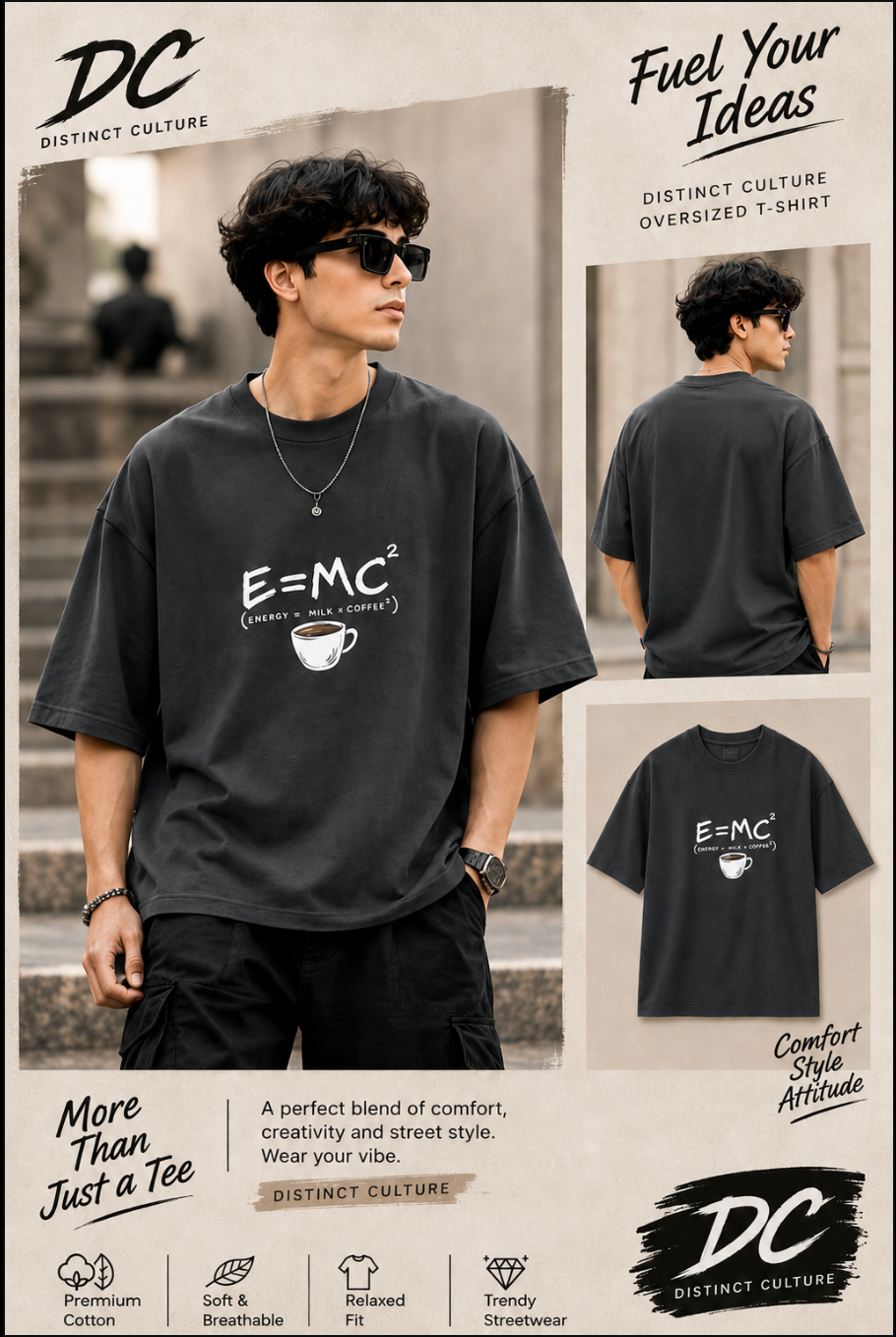 E=MC² | Unisex Classic Crew T-Shirt